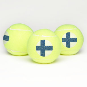 Balles De Tennis Bal de Tennis Patriotique avec Drapeau de Finlande