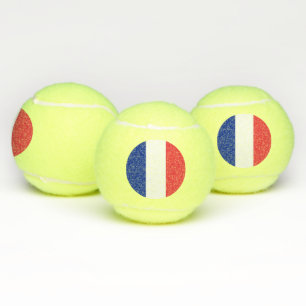 Balles De Tennis Bal de Tennis Patriotique avec Drapeau de France