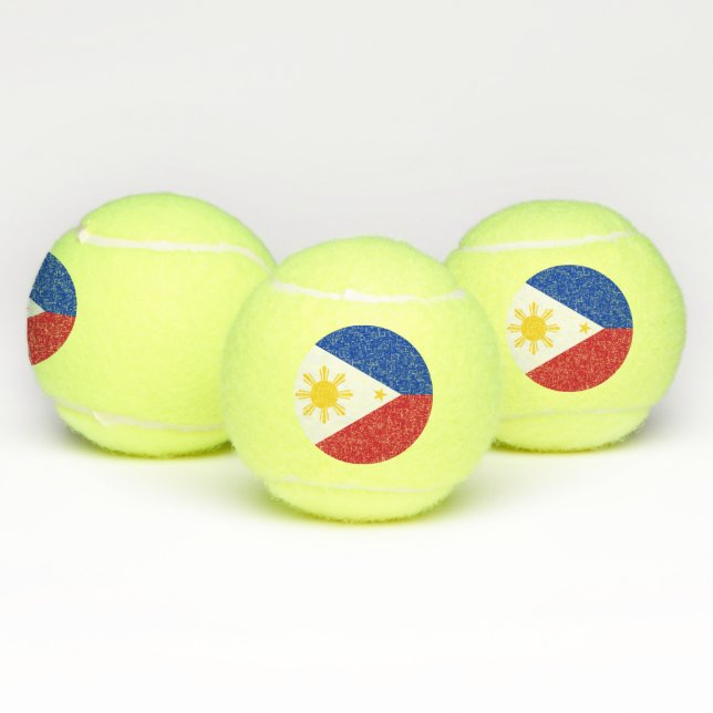 Balles De Tennis Bal de tennis patriotique avec drapeau des Philipp (Multiple)