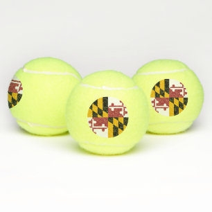 Balles De Tennis Bal de Tennis Patriotique avec Drapeau du Maryland