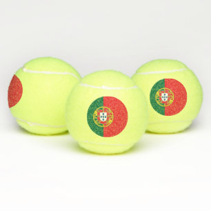 Balles De Tennis Bal de tennis patriotique avec drapeau du Portugal