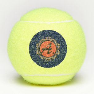 Balles De Tennis Bal de tennis PERSONNALISABLE INITIAL