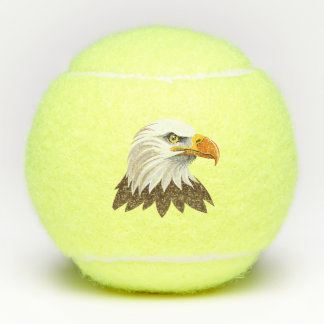 Balles De Tennis Bald eagle head