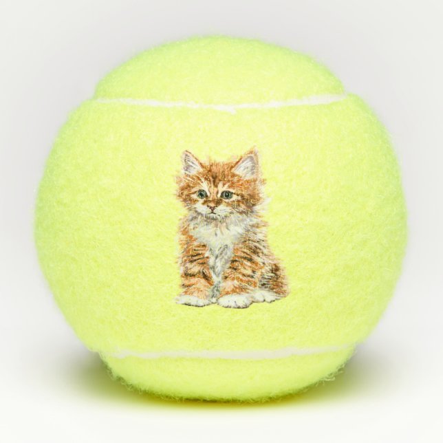 Balles De Tennis Ballons De Tennis De Chat (Devant)