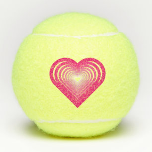 Balles De Tennis Ballons de tennis de Coeur Rose