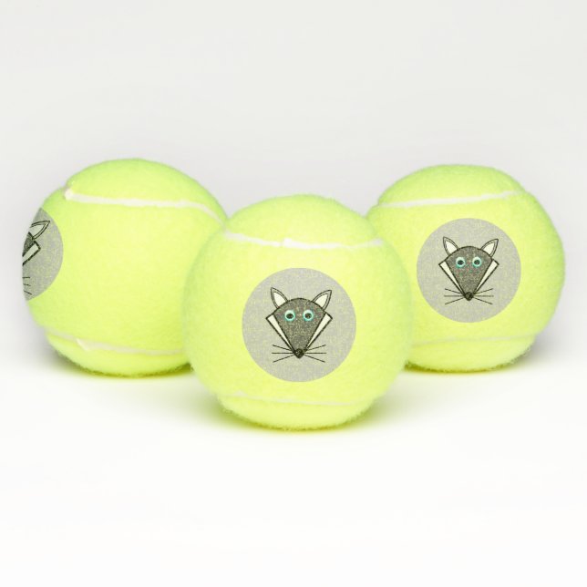Balles De Tennis Ballons de tennis de loup d'Halloween (Multiple)