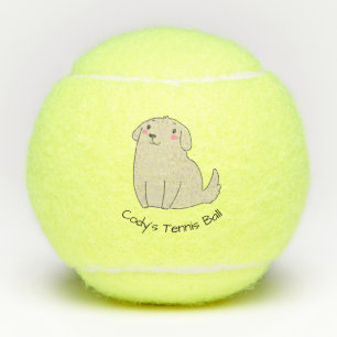 Balles De Tennis Ballons de tennis de pénn chien Brown mignons