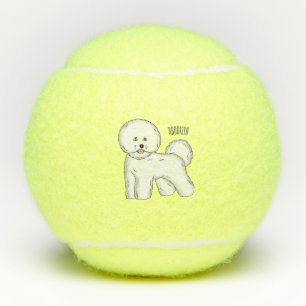 Balles De Tennis Bichon frise dog dessin animé