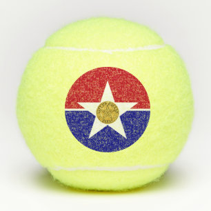 Balles De Tennis Boule de tennis de pénn avec drapeau de Dallas, US