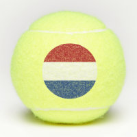 Boule de tennis de pénn avec drapeau de Pays-Bas