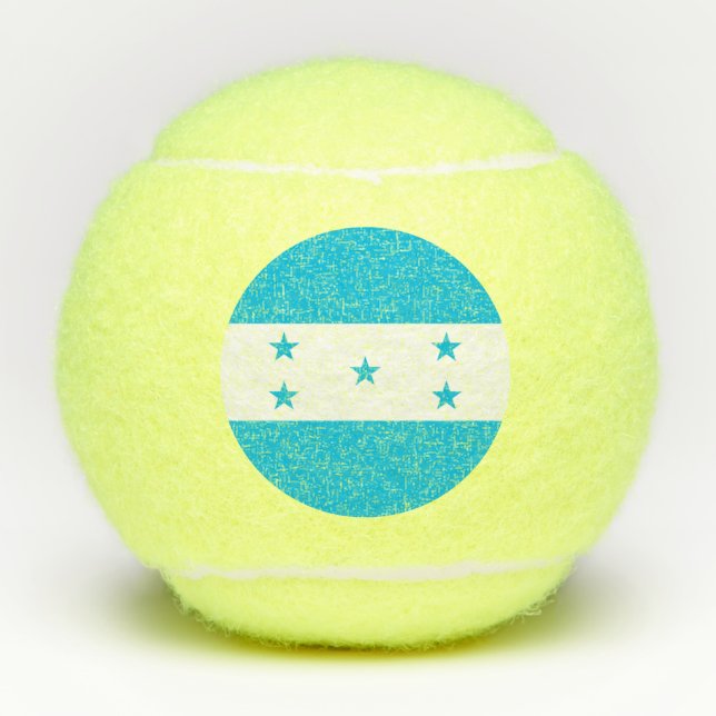 Balles De Tennis Boule de tennis de pénn avec drapeau du Honduras (Devant)