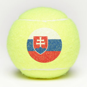 Balles De Tennis Boule de tennis Penn avec drapeau de la Slovaquie