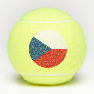 Balles De Tennis Boule de tennis Penn avec drapeau de la Tchéquie