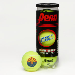 Balles De Tennis Boule de tennis Penn avec drapeau de l'Arizona, Ét