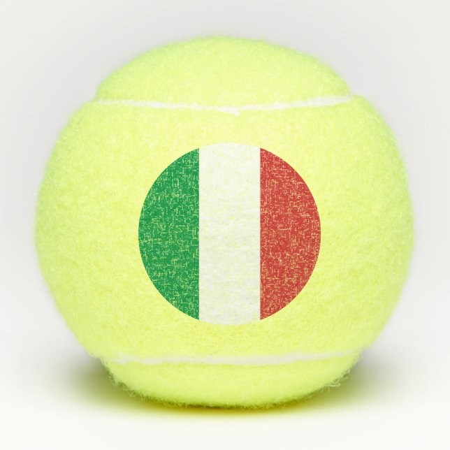 Balles De Tennis Boule de tennis Penn avec drapeau d'Italie (Devant)