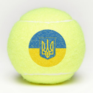 Balles De Tennis Boule de tennis Penn avec drapeau d'Ukraine