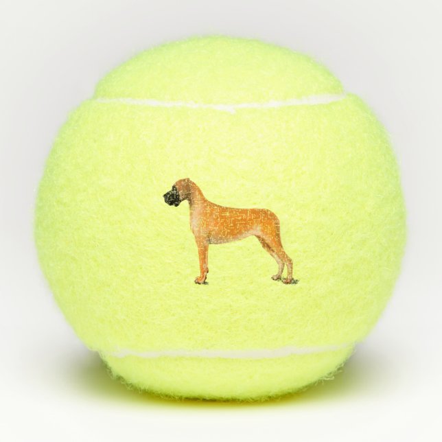 Balles De Tennis Boules de Grand Danois (Devant)