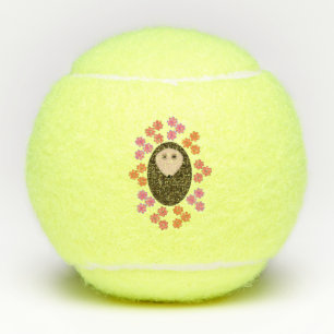 Balles De Tennis Boules de tennis de Hérisson et de Fleurs