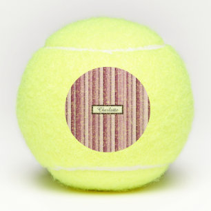 Balles De Tennis Boules de tennis de Mauve rose personnalisées