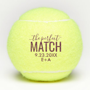 Balles De Tennis Boules de tennis Mariages personnalisées Parfait