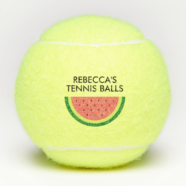 Balles De Tennis Boules de tennis personnalisées avec logo melon mi (Devant)