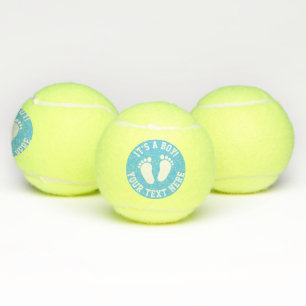 Balles De Tennis Boules de tennis personnalisées pour baby shower s