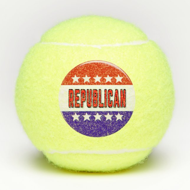 Balles De Tennis Bouton républicain (Devant)