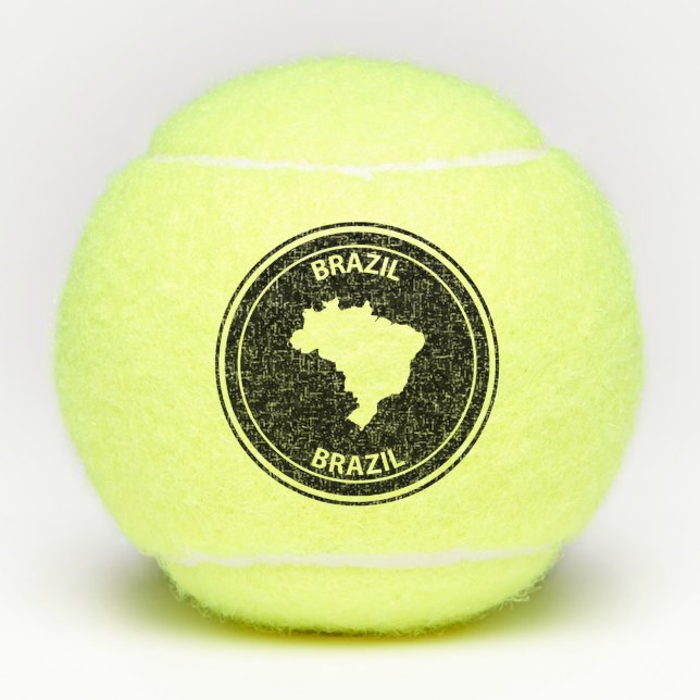 Balles De Tennis Brazil (Devant)