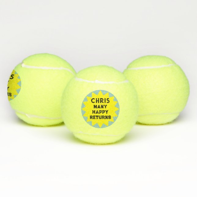 Balles De Tennis Cadeau créatif d'anniversaire (Multiple)