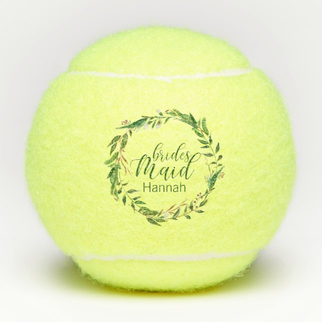 Balles De Tennis Cadeau de cérémonie de mariage pour femme de chamb (Devant)