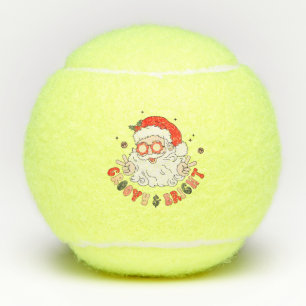 Balles De Tennis Cadeau de Noël de tennis rétro lumineux Groovy San