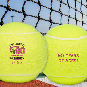 Balles De Tennis Cadeau pour ses 90 ans - 90 ans et toujours à la h