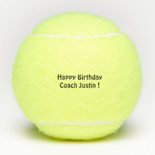Balles De Tennis Cadeaux pour les entraîneurs de tennis, imprimés