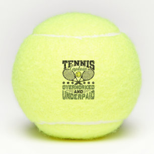 Balles De Tennis Capitaine de tennis surtravaillé et sous-traité
