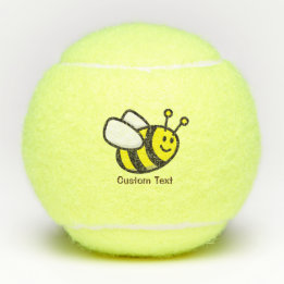 Balles De Tennis Caricature d'abeille