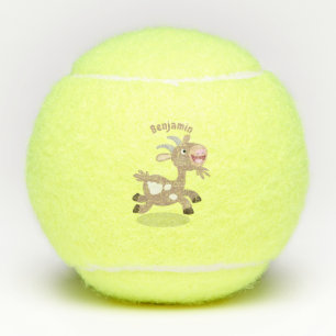 Balles De Tennis Caricature de chèvre billy joyeux