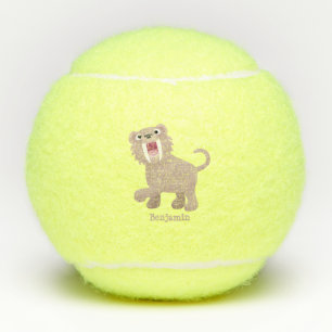 Balles De Tennis Caricature du tigre mignon Saber Toothed Smilodon