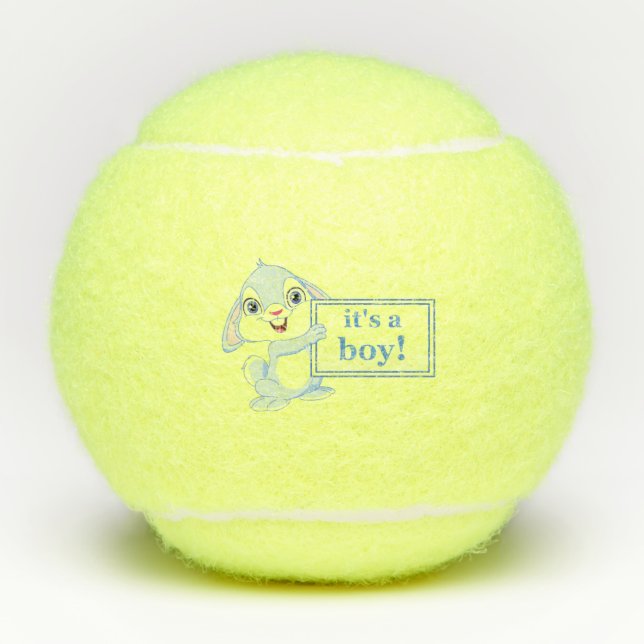 Balles De Tennis C'est un garçon (Devant)