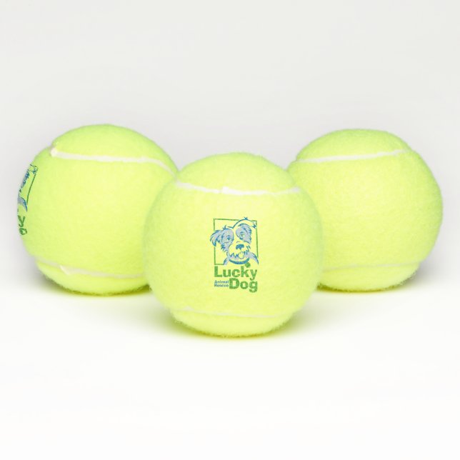 Balles de tennis chanceuses de chien (placez de 3) (Multiple)