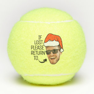 Balles De Tennis Chapeau de Noël Drôle Si Perdu Retourner Au Visage
