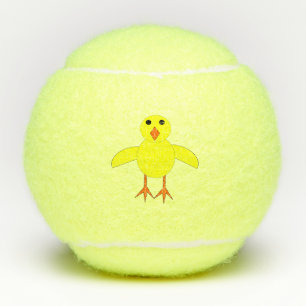 Balles De Tennis Chick Pâques mignon