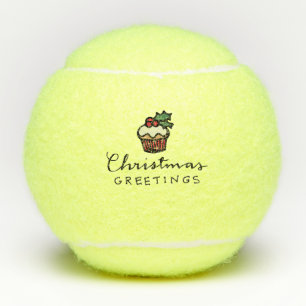 Balles De Tennis Christmas Cake Joyeux voeux de Noël