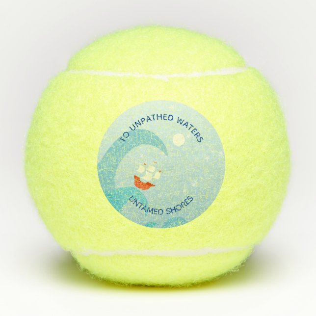 Balles De Tennis Citation de bateau à voile (Devant)