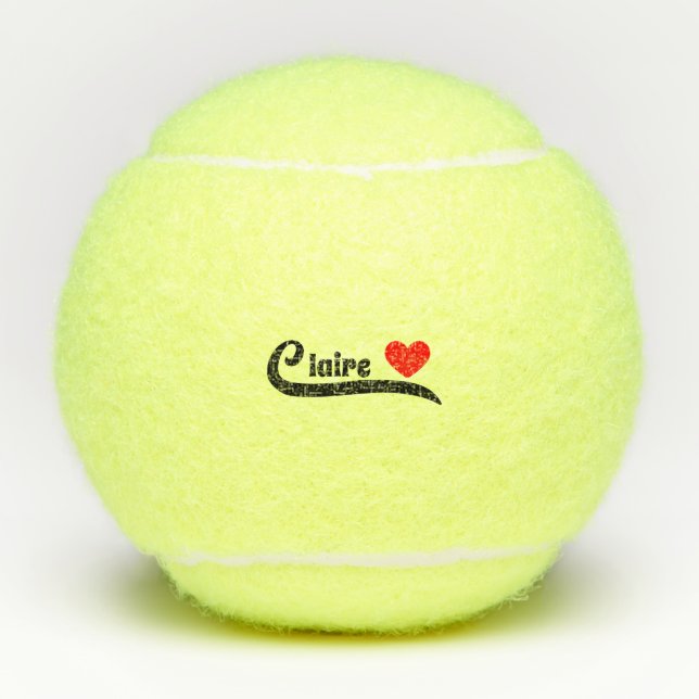 Balles De Tennis Claire (Devant)