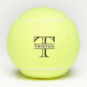 Balles De Tennis Classique cadeau monogramme