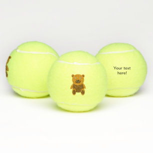 Balles De Tennis Clipart Brown de nounours