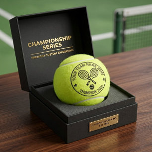 Balles De Tennis Club de promotion de marque d'entreprise personnal