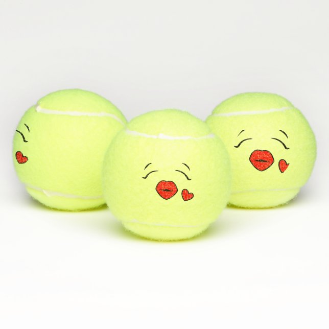Balles De Tennis Coeur femelle (Multiple)