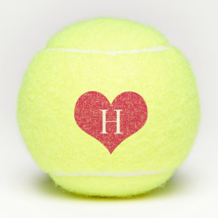 Balles De Tennis Coeur monogramme