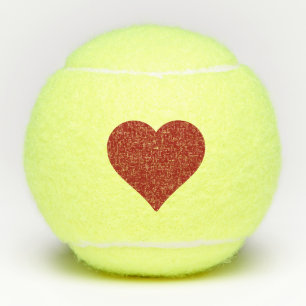 Balles De Tennis Coeur rouge